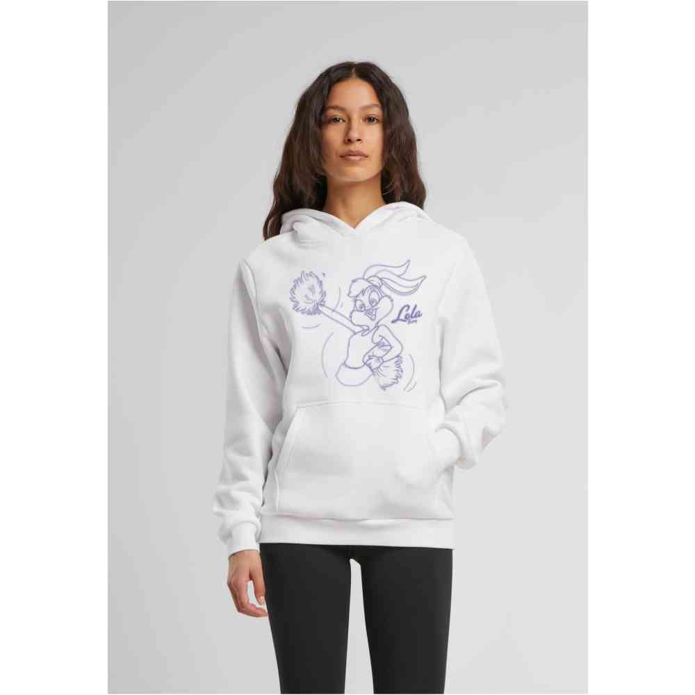 Merchcode Looney Tunes - Lola Bunny Fluffy Hoodie - White